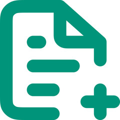 Obraz premium File Plus icon logo design