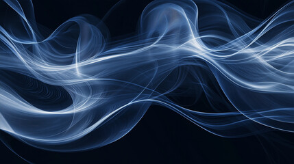 astarte.ai: Abstract Blue Swirling Lines Background
