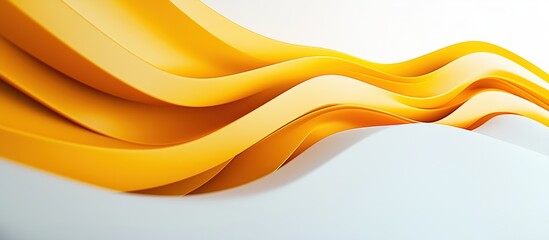 Golden Waves on a Soft Background