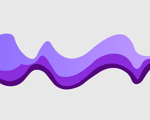 Purple flowing wave background design. Wallpaper design