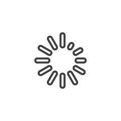 Loading Spinner line icon