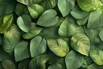 Obraz premium beautiful green betel leaves texture background beautiful green betel leaves texture background