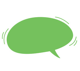 a unique style speech bubble