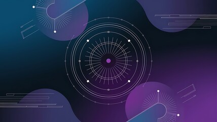 Obraz premium Seamless abstract background with geometric elements