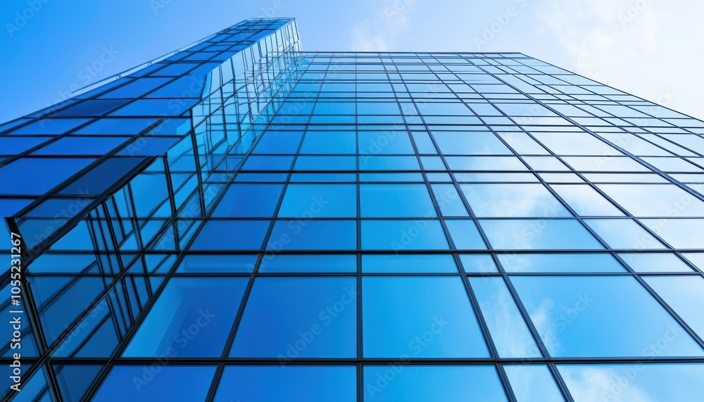 Poster transparent building wireframe with minimalist lines, capturing the essence of digital drafting and 