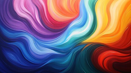 Abstract Colorful Swirls