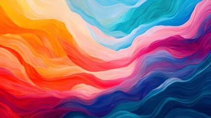 Calming Rhythms depicted with flowing waves of color that enhance the visual appeal while promoting relaxation