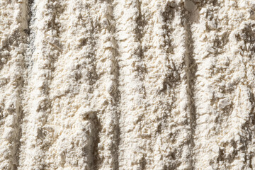 Obraz premium Abstract Cooking Background, Wheat Flour Texture Top View.