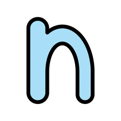 letter n