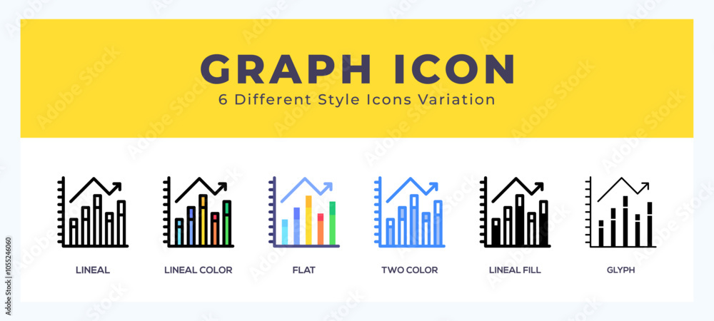 Poster graph icon for web. mobile apps and ui.