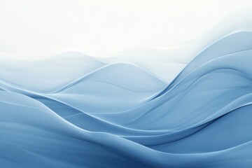Obraz premium wavy textured calm background, with white and light blue colors