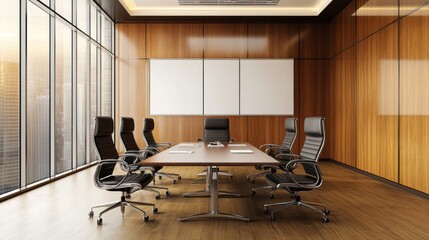 Modern Office Setting with Professional Staging