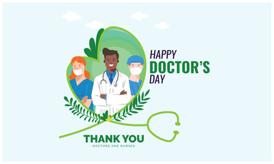 Happy Doctor's day vector files