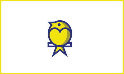 Cute bird illustration