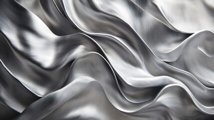 Obraz premium Abstract Silver Metal Texture