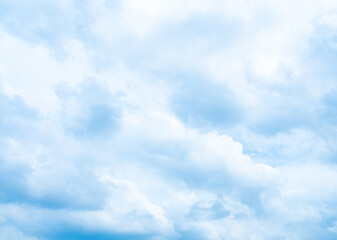 Obraz premium Sky background nature cloud paronama web cloudy summer winter season day, light beauty blue horizon spring brigth gradient calm abstract backdrop air nature view wallpaper landscape environment.