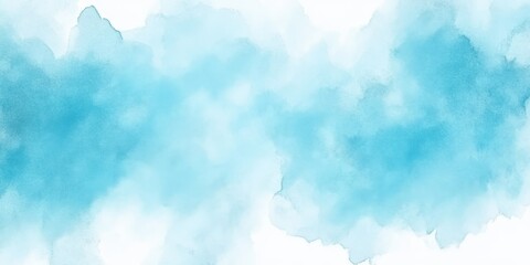 Light Blue Abstract Watercolor Background Texture