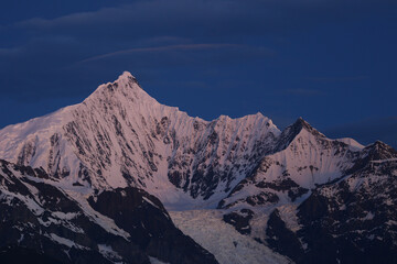 Sunrise at Meili Snow Mountain in Yunnan, China