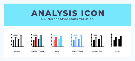 Analysis symbol. logo. icon vector illustration.