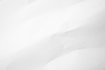 White Paper Texture background. Crumpled white paper abstract shape background with space paper for text