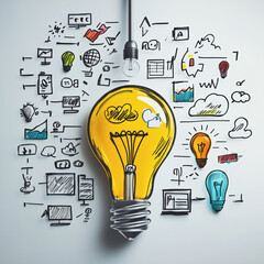 idea concept with bulb