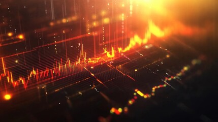 Dynamic Market Analysis with Soft Lighting Effects