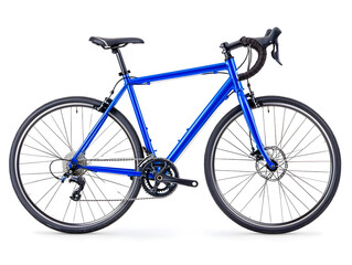 Obraz premium Side view racing bicycle, isolated on white background