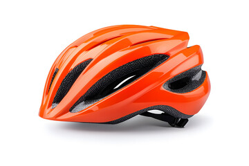 Side view Bicycle helmet, isolated on white background