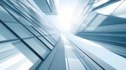 Obraz premium Modern Dynamic Design with Soft Light in Business Setting