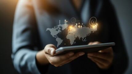 Technology Management and Data Analysis Concept Image