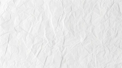Fototapeta premium White Crumpled Paper Texture