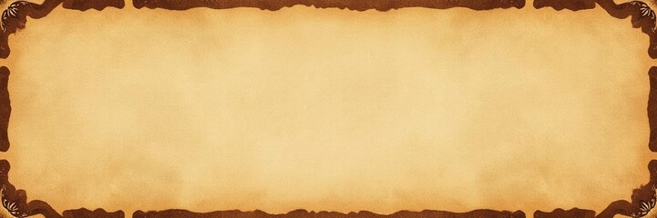Obraz premium Vintage photo template with distressed edges and sepia tones, old-fashioned, retro