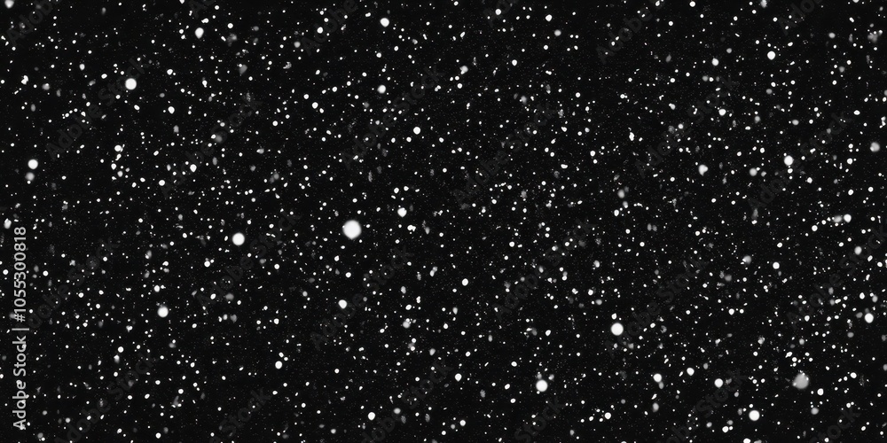 Poster abstract black and white snow texture on dark background