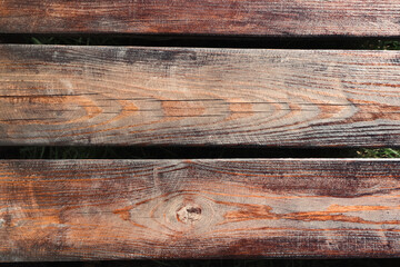 Weathered wood background with horizontal planks