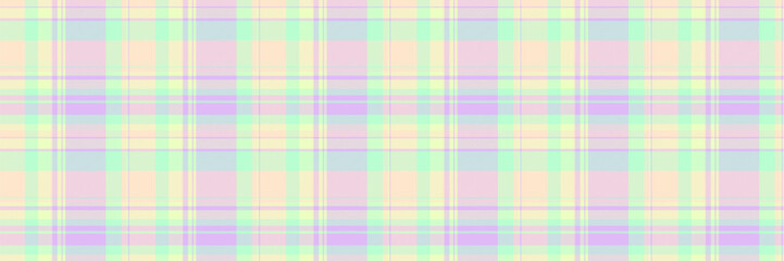 Spanish fabric textile texture, dress tartan vector background. Setting plaid check seamless pattern in light and blanched almond colors.