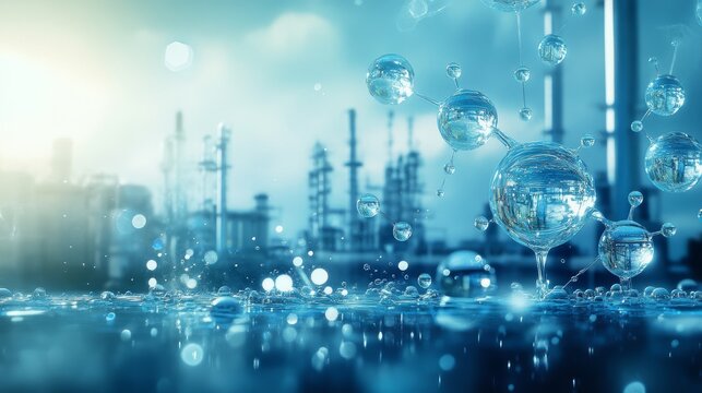 High-tech uses of liquid hydrogen in various industries, showcasing innovative energy solutions for efficiency