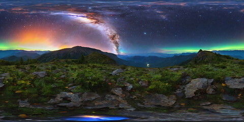 Naklejka premium HDRI Space and Black Holes 37