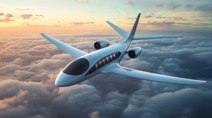 Fototapeta premium Hydrogen-powered aerospace technology, fueling innovation in cleaner, more efficient aviation