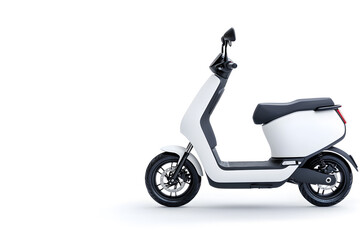 Obraz premium Scooter motorcycle isolated on white background