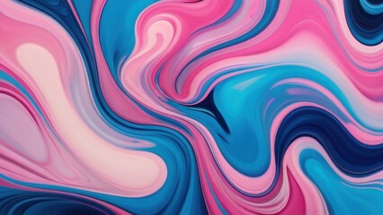 A vibrant abstract swirl of pink, blue, and purple hues, perfect for modern designs and artistic projects