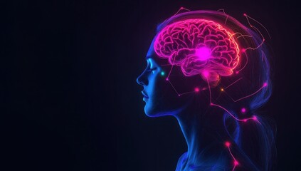 Neon Brainwaves, Female Profile