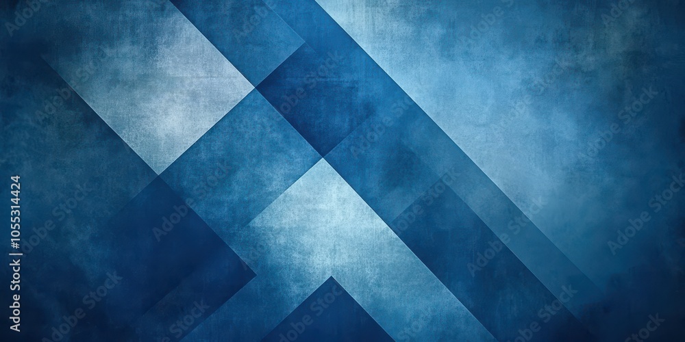 Aufkleber abstract blue background with triangles and rectangle shapes