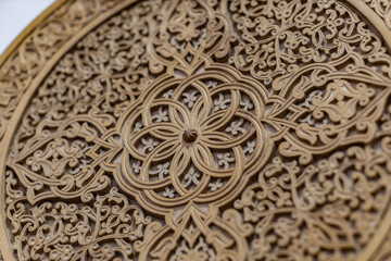 Background screensaver with oriental theme. An old medieval oriental item that has a national heritage in religion