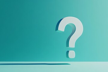 Question Mark 3D Render