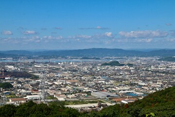 水島展望台からの眺望（岡山県・倉敷市）