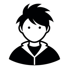 simple-profile-icon-silhouette vector