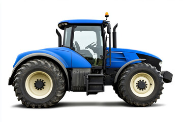 Obraz premium tractor with blank side mock up on white background