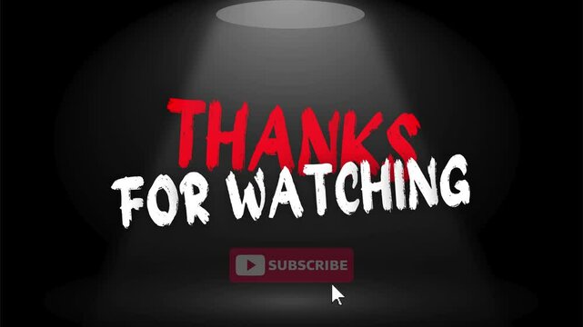 Thank you for watching!  Your support means everything to us&mdash;stay tuned for more!