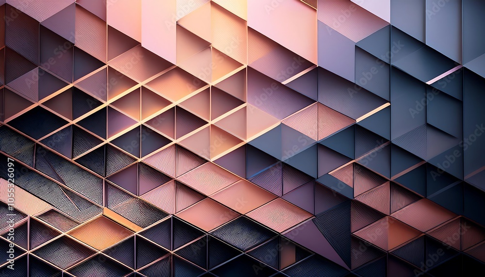 Poster design a contemporary, abstract background with geometric patterns and gradients