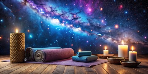 Explore cosmic energy and mindfulness through adult yoga, meditative practices, and wellness. Discover inner peace and balance in a tranquil celestial setting for spiritual growth.